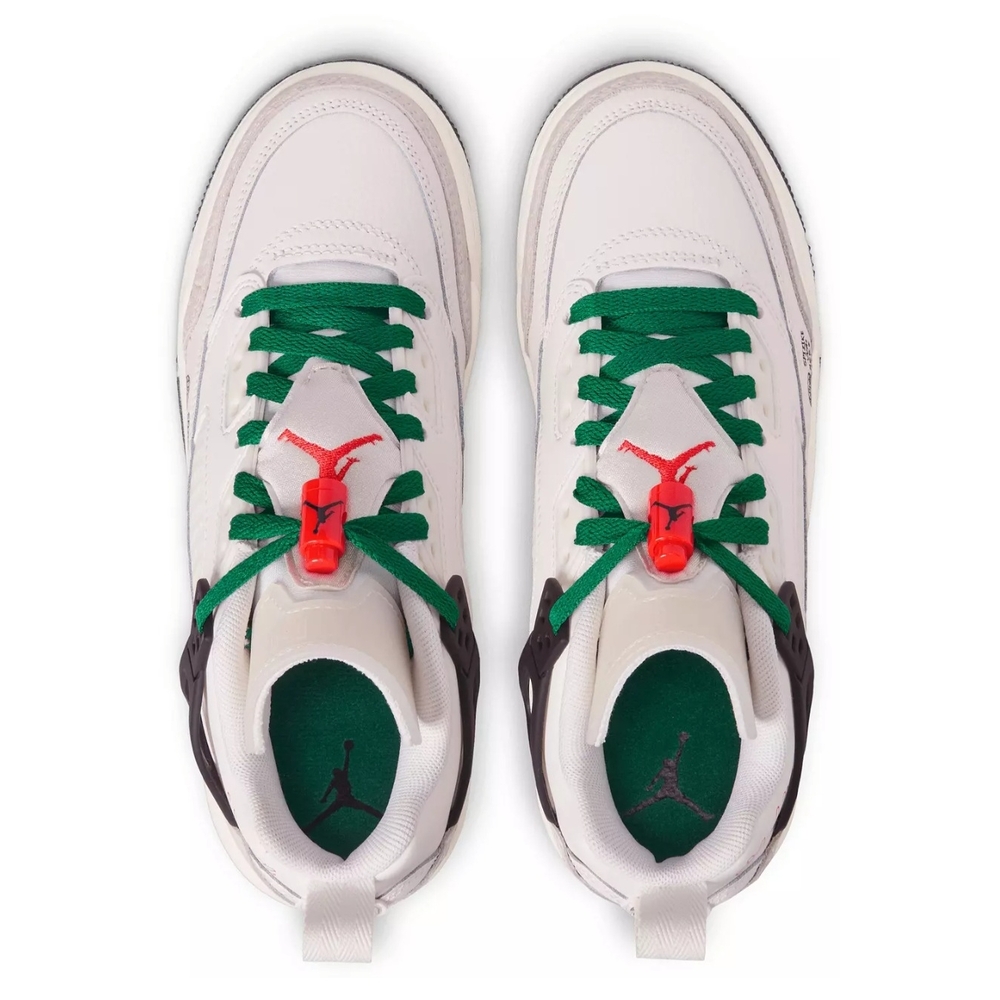 NIKE Jordan Colab W/Spike Lee- Jordan Spizike - Sail/Black/Pine/Orange 6.5Y- W8 - Picture 9 of 11